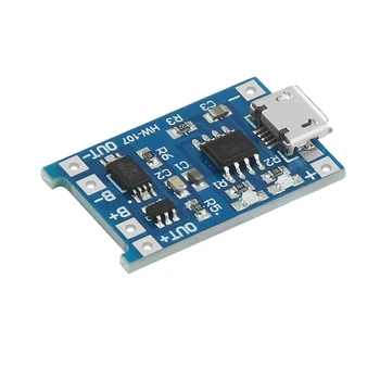 5V 1A  USB 18650 Lithium Battery Charging Board Charger Module+Protection Dual Functions TP4056 module