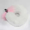 White with pink