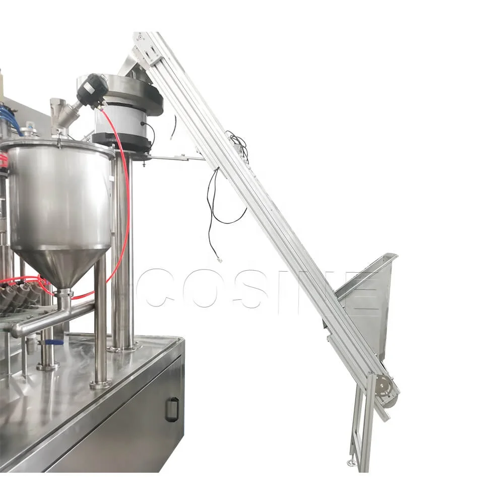 Automatic Mini Small Doy Bag Doypack Spout Pouch Ketchup Liquid Filling and Capping Machine for Sealing Packing Honey 5 ml