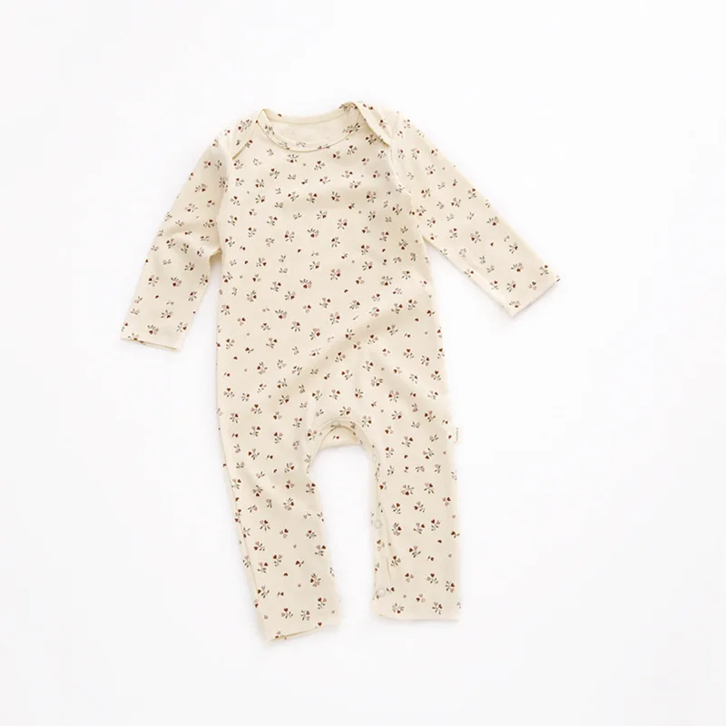 Custom Logo Autumn Newborn Toddler Boys Girls Clothing Long Sleeves Floral Jumpsuit Cotton Baby Romper Buy Baby Romper Baby Jumpsuit Autumn Romper Product On Alibaba Com
