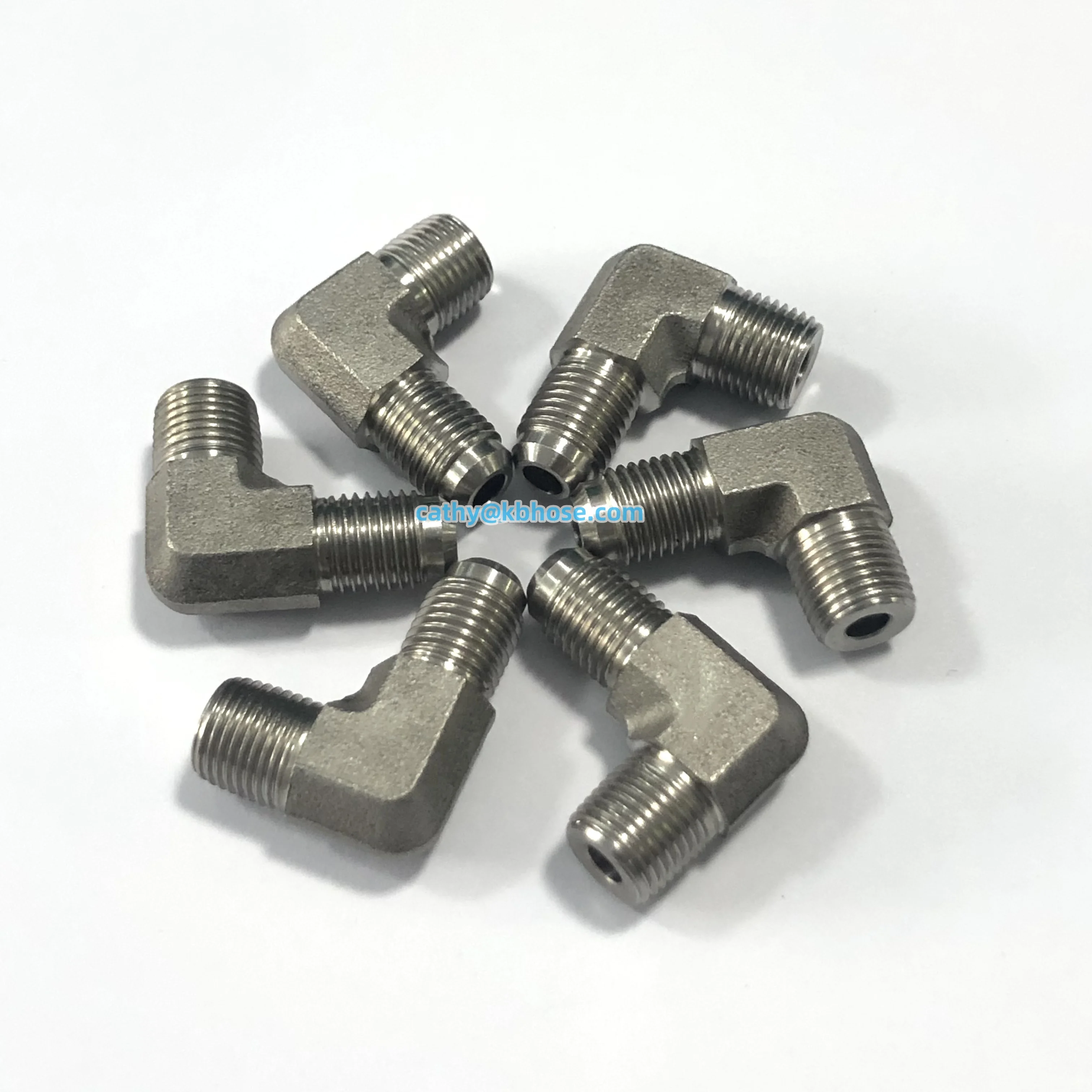 3 AN Macho Flare A M10 X 1.5 Asiento Invertido Recto Acero Inoxidable
