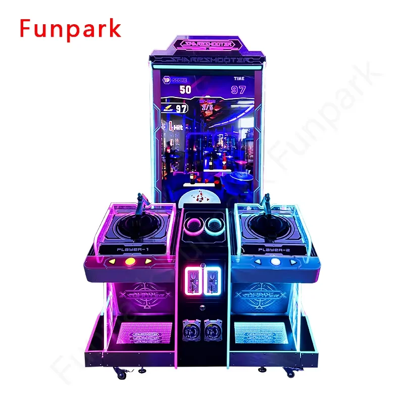 FunPark Hot Selling Arcade Shooting Gun Game Machine Coin Operated Game Shooting Machine for Sale for Entertainment Center supplier