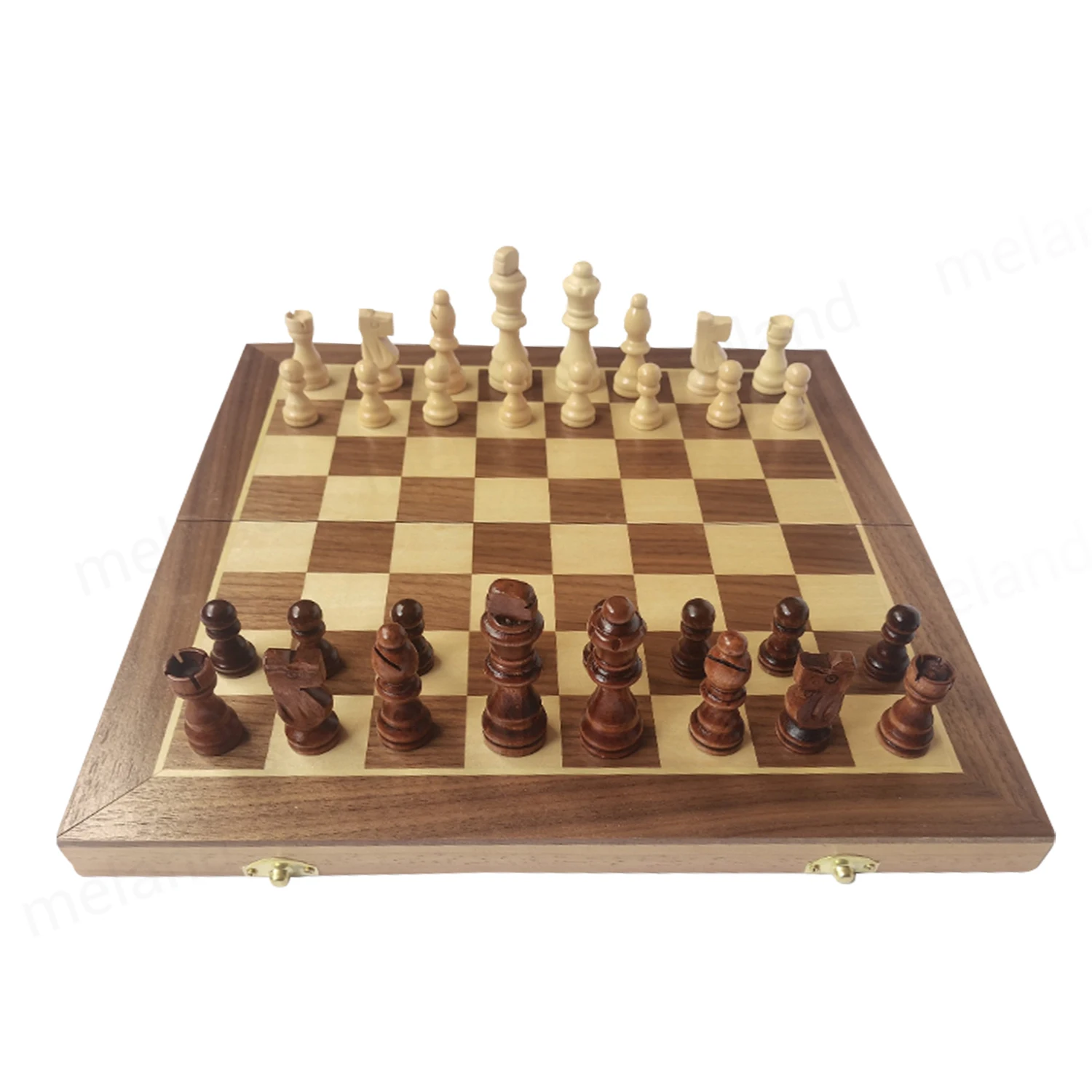 Набор Магнитных деревянных шахматных шашек-2 дополнительных квинца-24 шт. Cherkers-складная доска-ячейки для хранения мячей