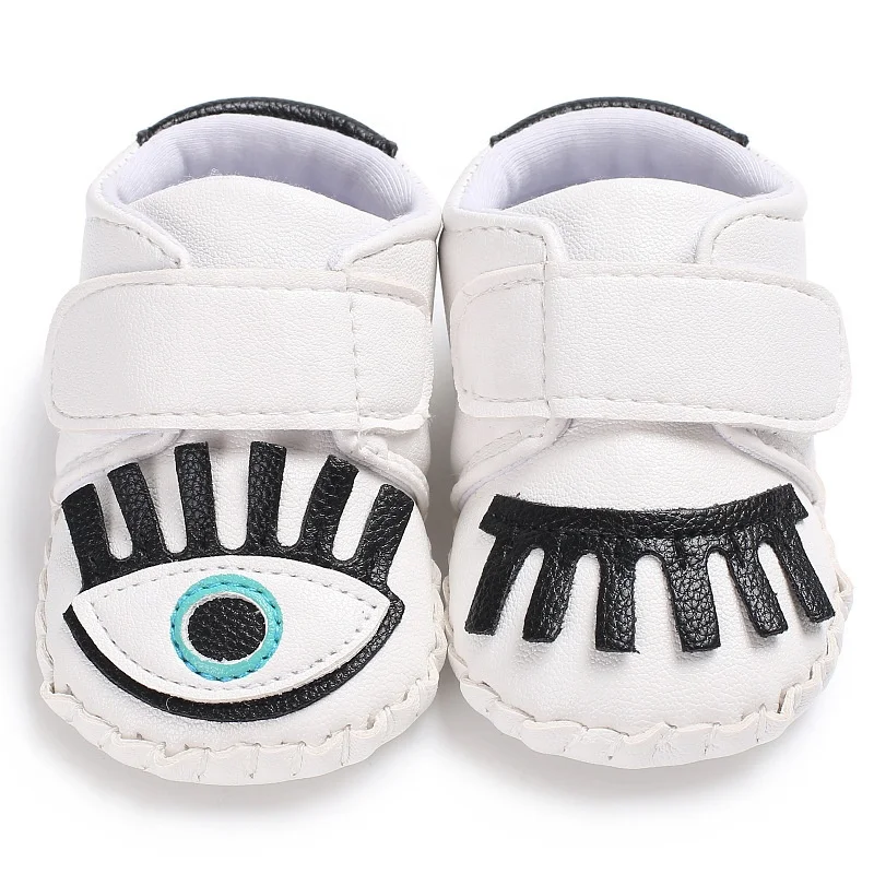 EVERTOP high quality cartoon design soft sole PU leather cute baby shoes toddler loafers