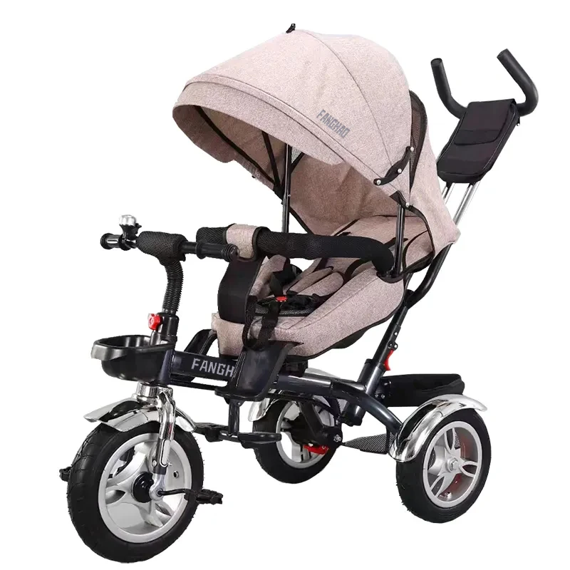 Lovely New Baby Tricycle 4 In 1 4 1 Push Car Kids Tricycle 12