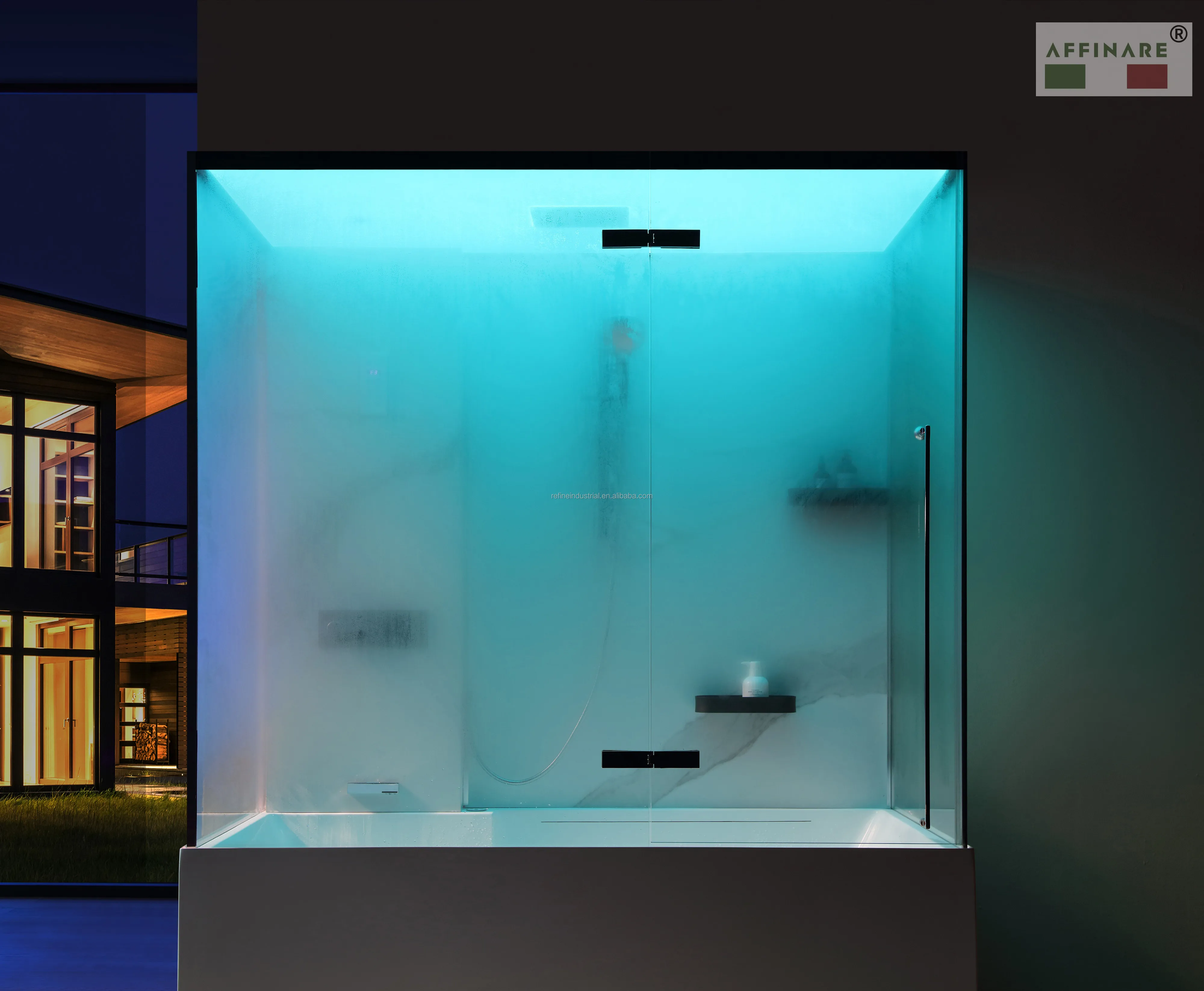 Hot Sale European Apartment Steam Bath Shower Rooms 3 Person Steam Room