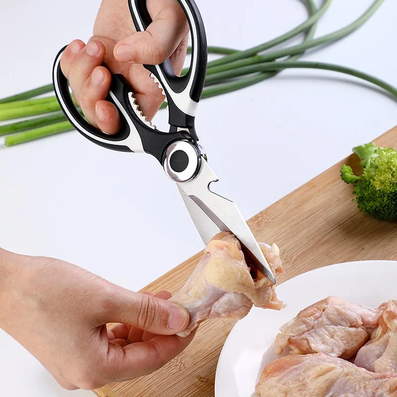 Stainless Steel Kitchen Scissors Bird Cutting Vegetable Meat Chicken
