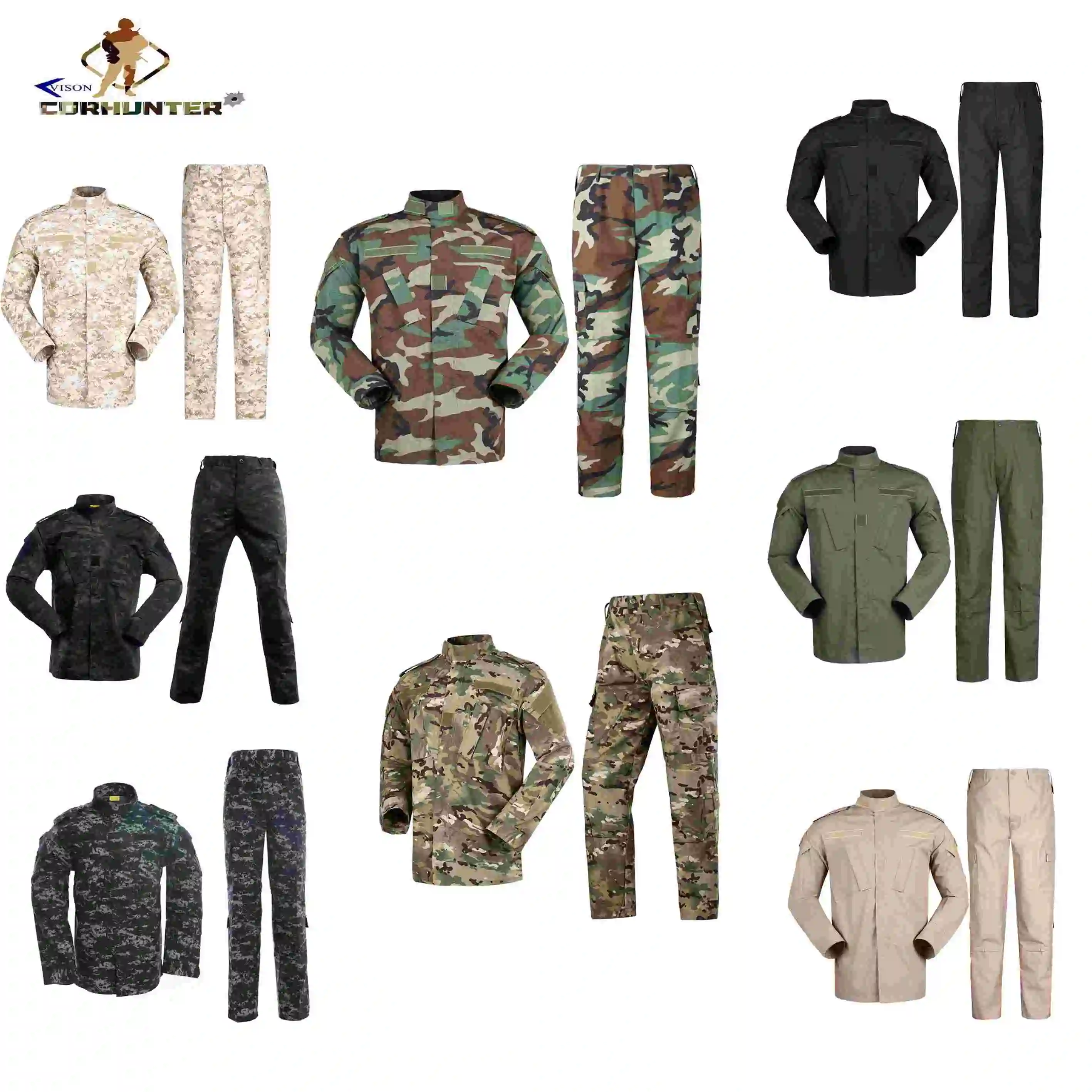 Factory Supply Acu Uniform Ripstop and Breathable High Quality Camouflage Uniforms