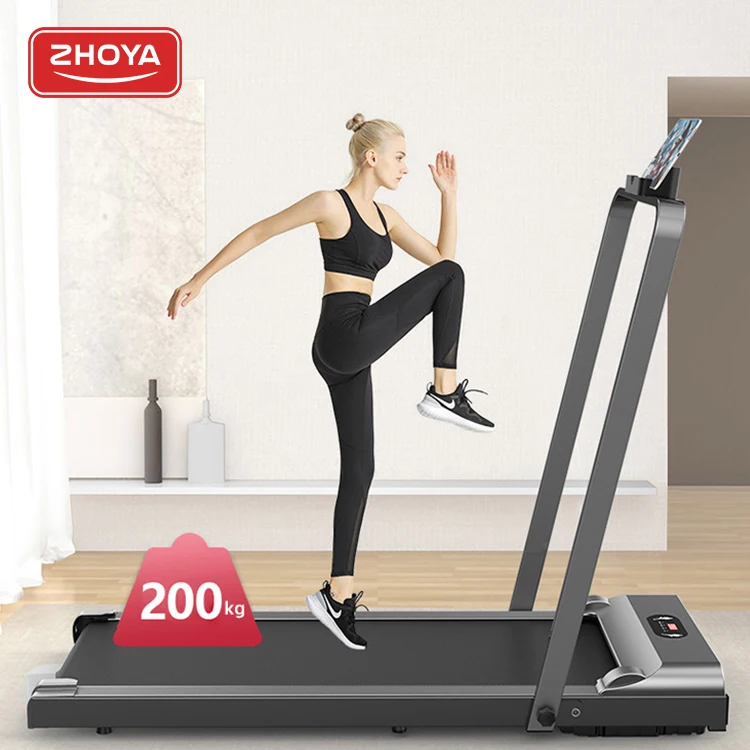 Pink Walking Pad Foldable Treadmill for Home Fitness