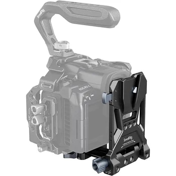 SmallRig V-Mount Battery Plate, V Lock Battery Mounting Plate with Quick Release Plate for Arca-Swiss L-Shape - 4064B