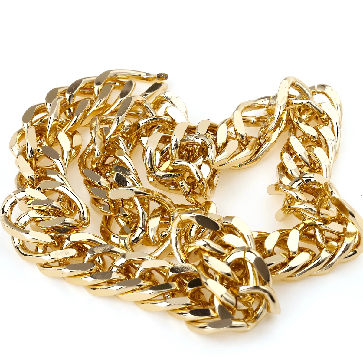 Customize Light Gold Metal Chain Shoulder Bag Handle Luxury Aluminum