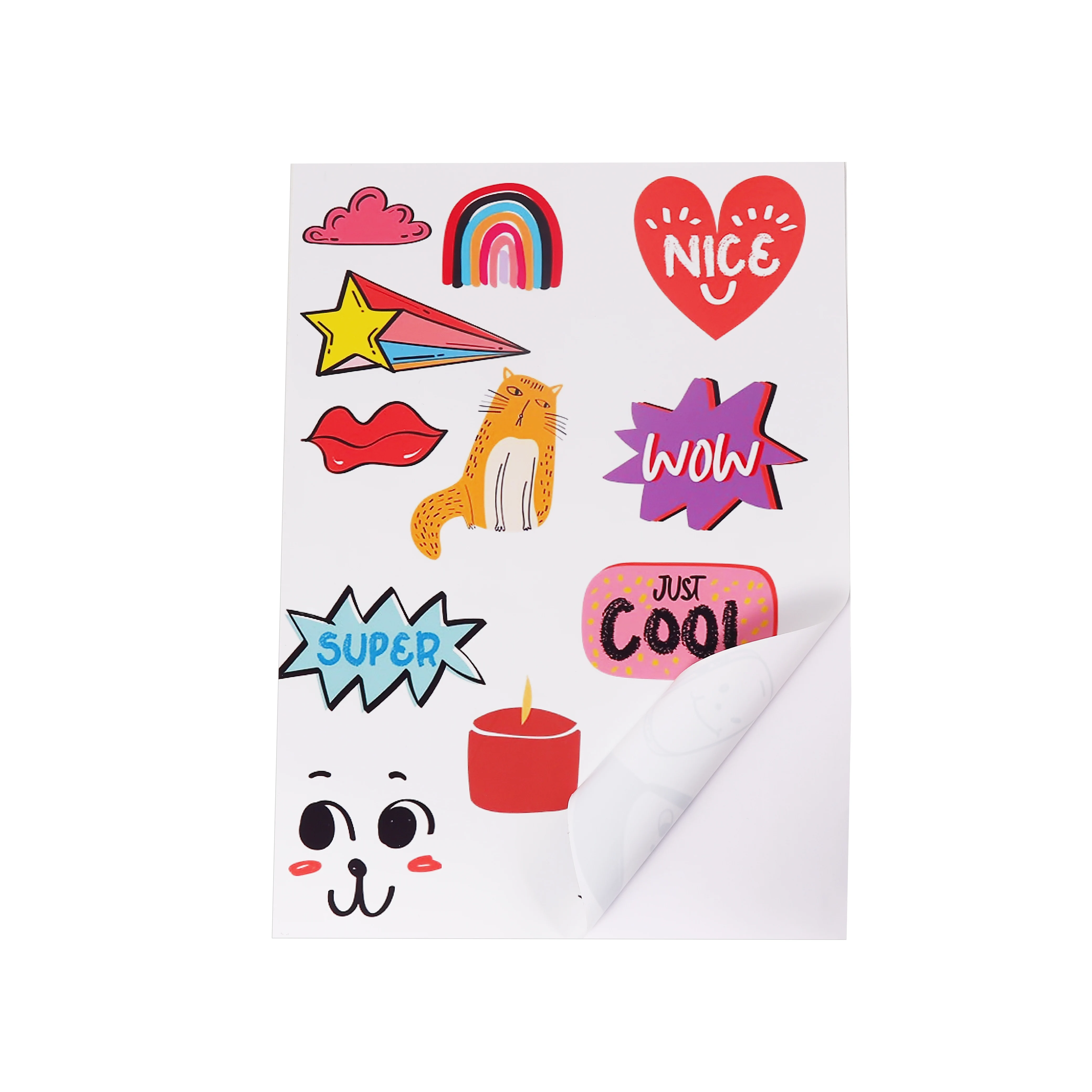20 Sheetsa4 Printable Vinyl Sticker Paper For Inkjet Printer High ...