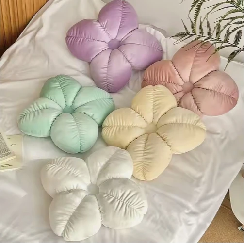 2024 New Arrive Seat Cushion Pillow Four-Petal Flowers Pillows