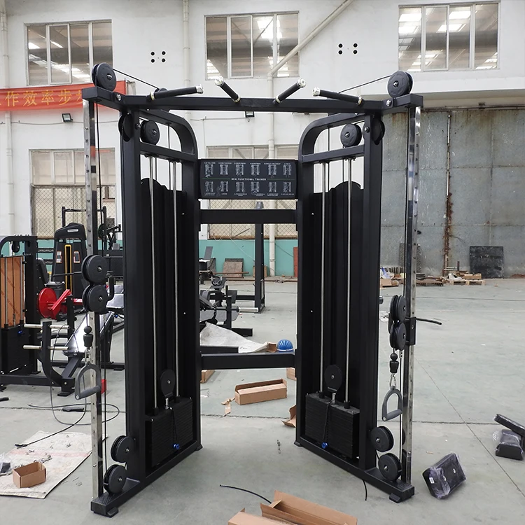 Стойка для приседаний многофункциональная силовая клетка фитнеса и бодибилдинга тренажер тяжелой атлетики