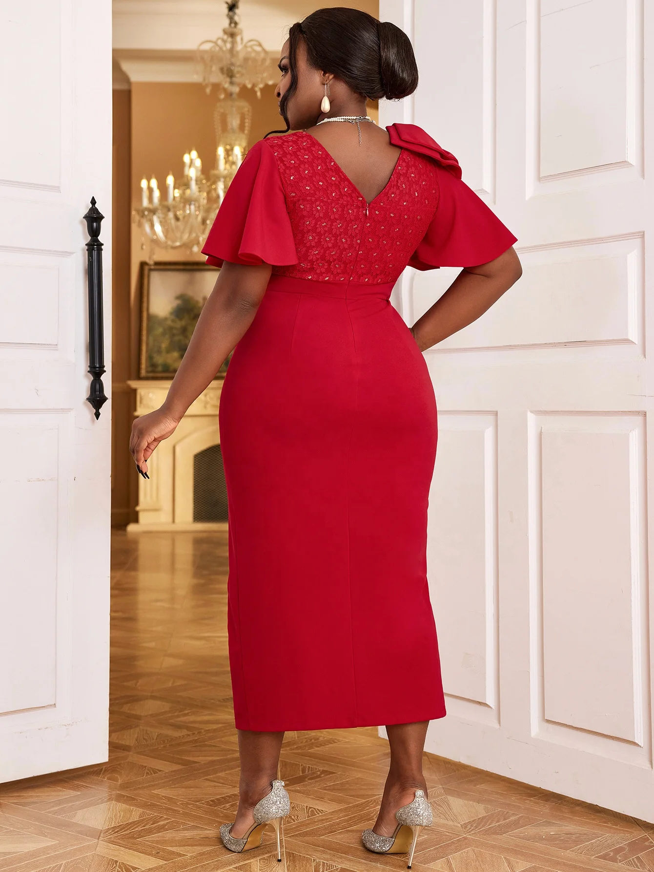 China Wholesale Elegant Red Dress Women Red Formal Dress Fat Women Red Dress Party China Wholesale Elegant Red Dress Women Red Formal Dress Fat Women Red Dress Party