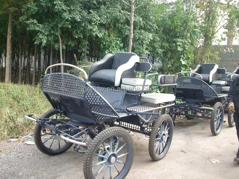 Sightseeing Marathon Horse Driving Cart Tourist Horse Drawn Carriage