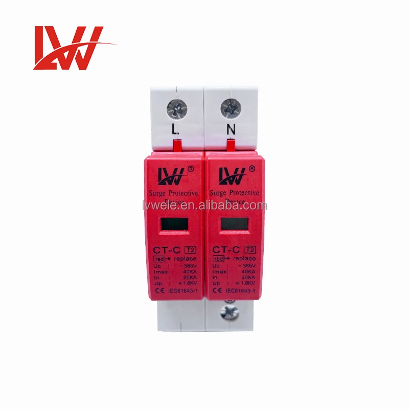 arrester device, house surge protective devices 385v rated voltage 3p 3  phase 4 wire for household