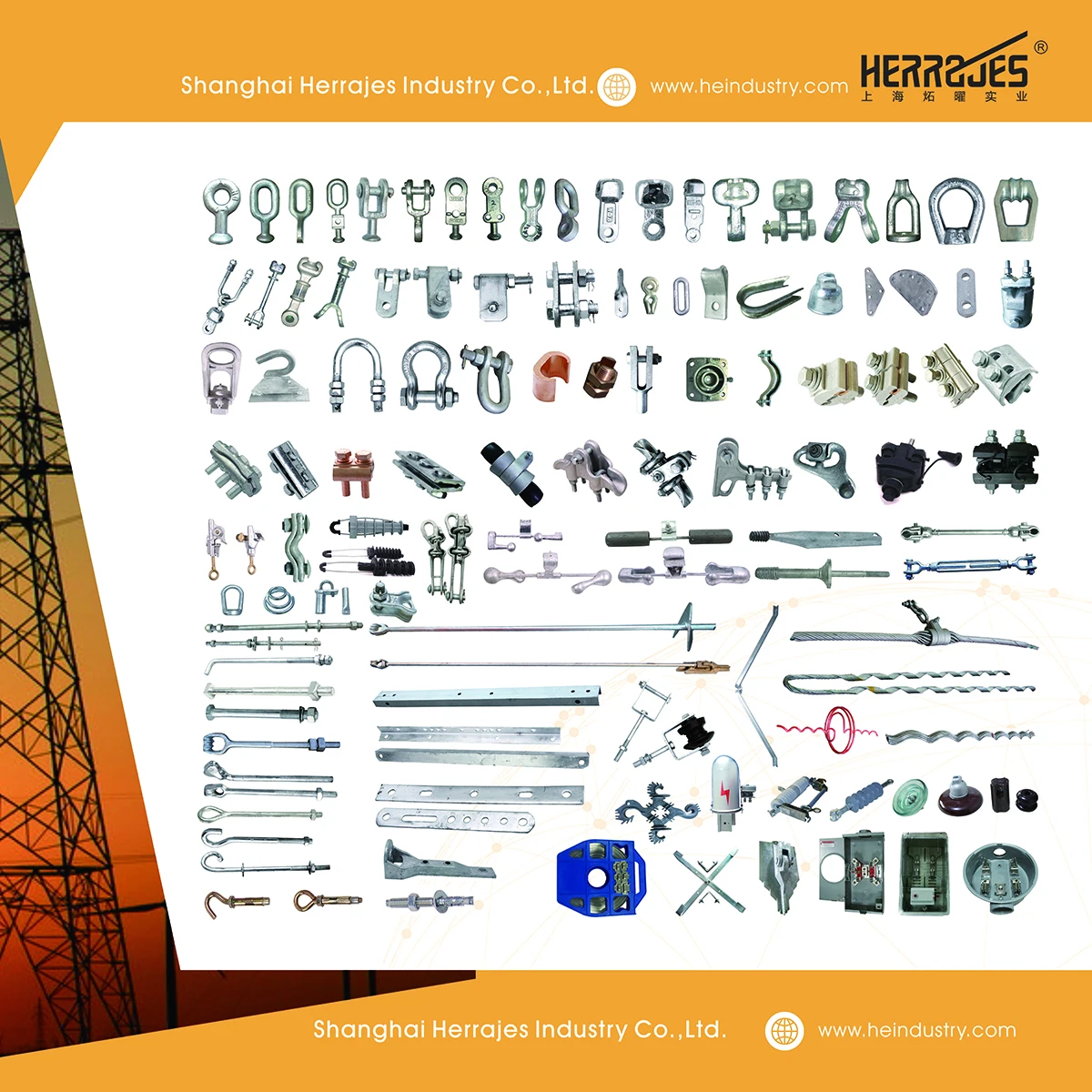 Pole Line Hardware Meter Socket Parts Screw Type Meter Locking Ring
