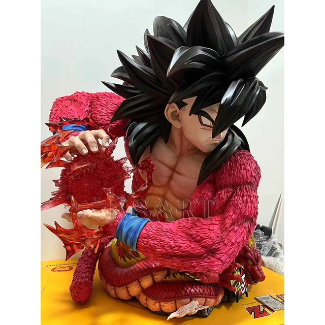 Seven Dragon Ball Super Saiyan Great Saru Frenemy Showdown Resin Dragon Ball Statue Life Size Sculpture Action Figure Goku