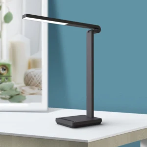 Desk Lamp Slider Stepless Dimmable Study Lamp USB Charging Output Port Eye-Caring Foldable LED Desk Lamps for Home Office
