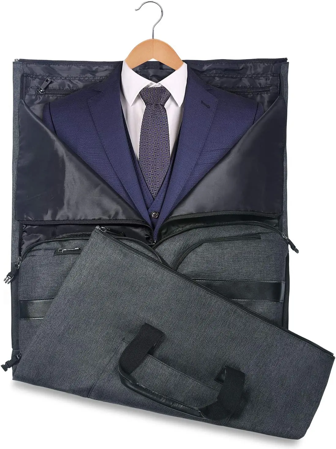 Custom Travel Garment Bag Large Duffel Suit Bag Travel Weekend Suitcase Suit Travel Bag For Men
