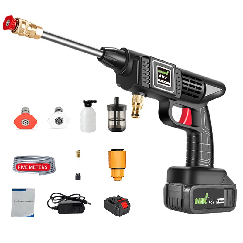 2022 новый дизайн, портативная машина для очистки литиевой батареи, высококачественный беспроводной водяной пистолет, Самые продаваемые товары для очистки автомобилей