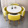 Yellow white leather gold frame