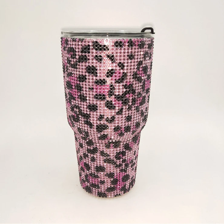 Tervis Hot Pink Gingham Insulated Tumbler, 20oz, Stainless Steel