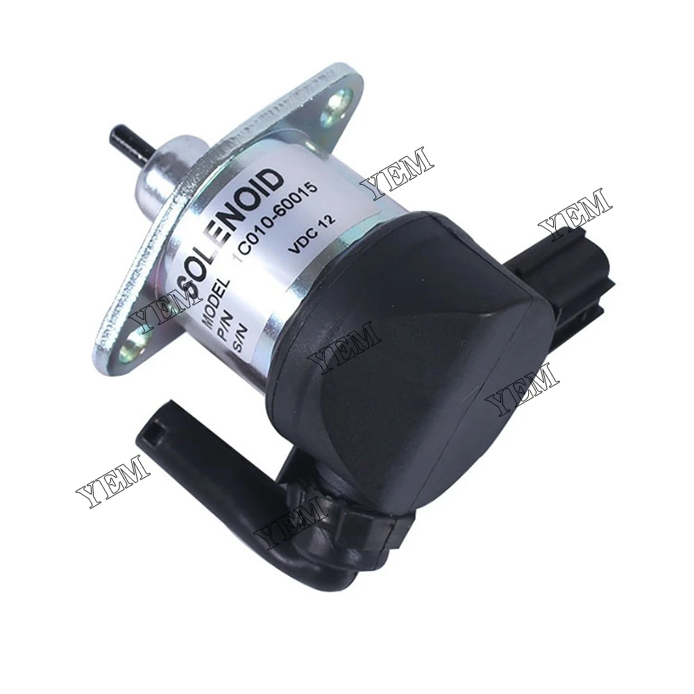 Engine Parts 1C010-60015 Stop Solenoid for Kubota M6800 M8200 M8540 M9000 M9540 M95S 6680749