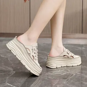 W3663 New Women's Summer Hollow Small White Shoes Women Comfortable Increase Casual Shoes