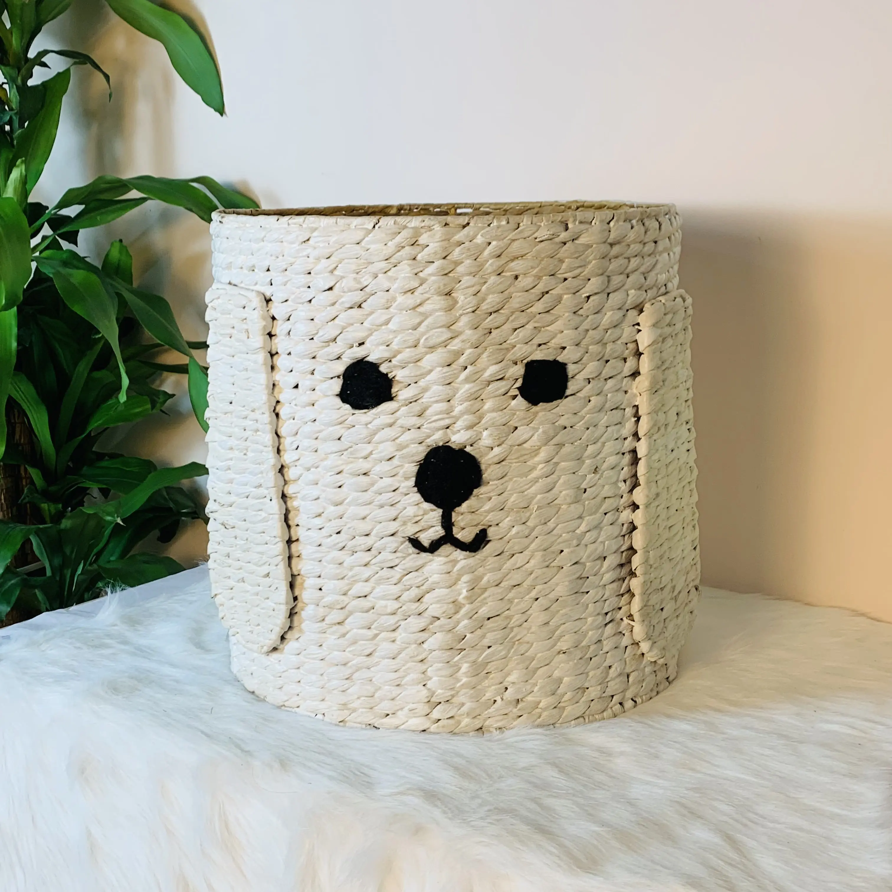 Vietnam Rattan Natural Water Hyacinth Seagrass Animal Storage Baskets