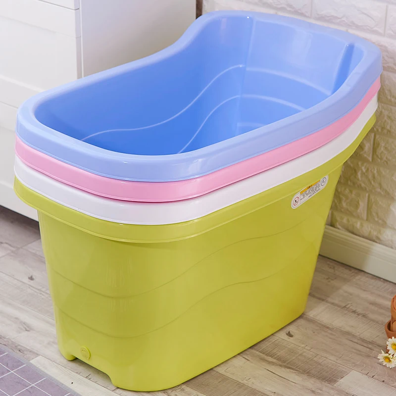 Горячая распродажа современная детская ванная комната на заказ отдельно стоящая пластиковая Ванна Для Уборки Помещений