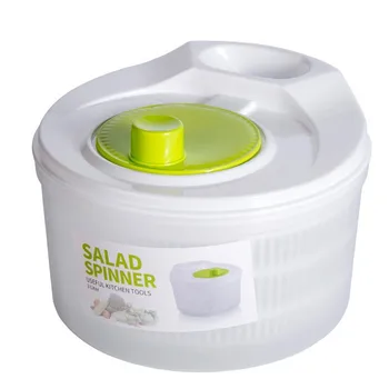 Kitchen Plastic Manual Lettuce Vegetable Salad Dryer Spinner 3L Salad Spinner Vegetable Washer