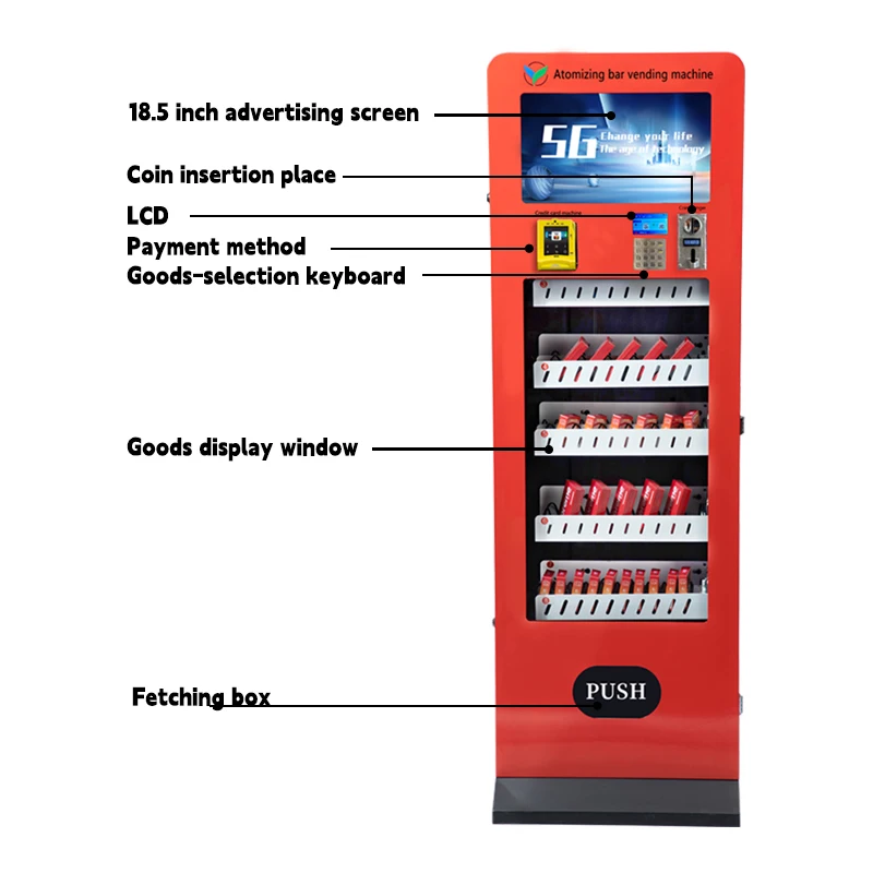 VFresh Snack Beverage Dispenser Ensuring Fast Convenient Access International Snacks Drinks Vending Machine