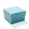 Sky blue (striped) woven pillow 8*9*5.3cm