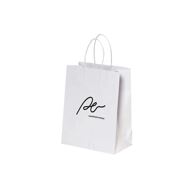 Branded Paper Bag Supplier Wholesale Custom Carrier Paper Shopping Gift Bag Brown Kraft Paper For Restaurant Food Take Out