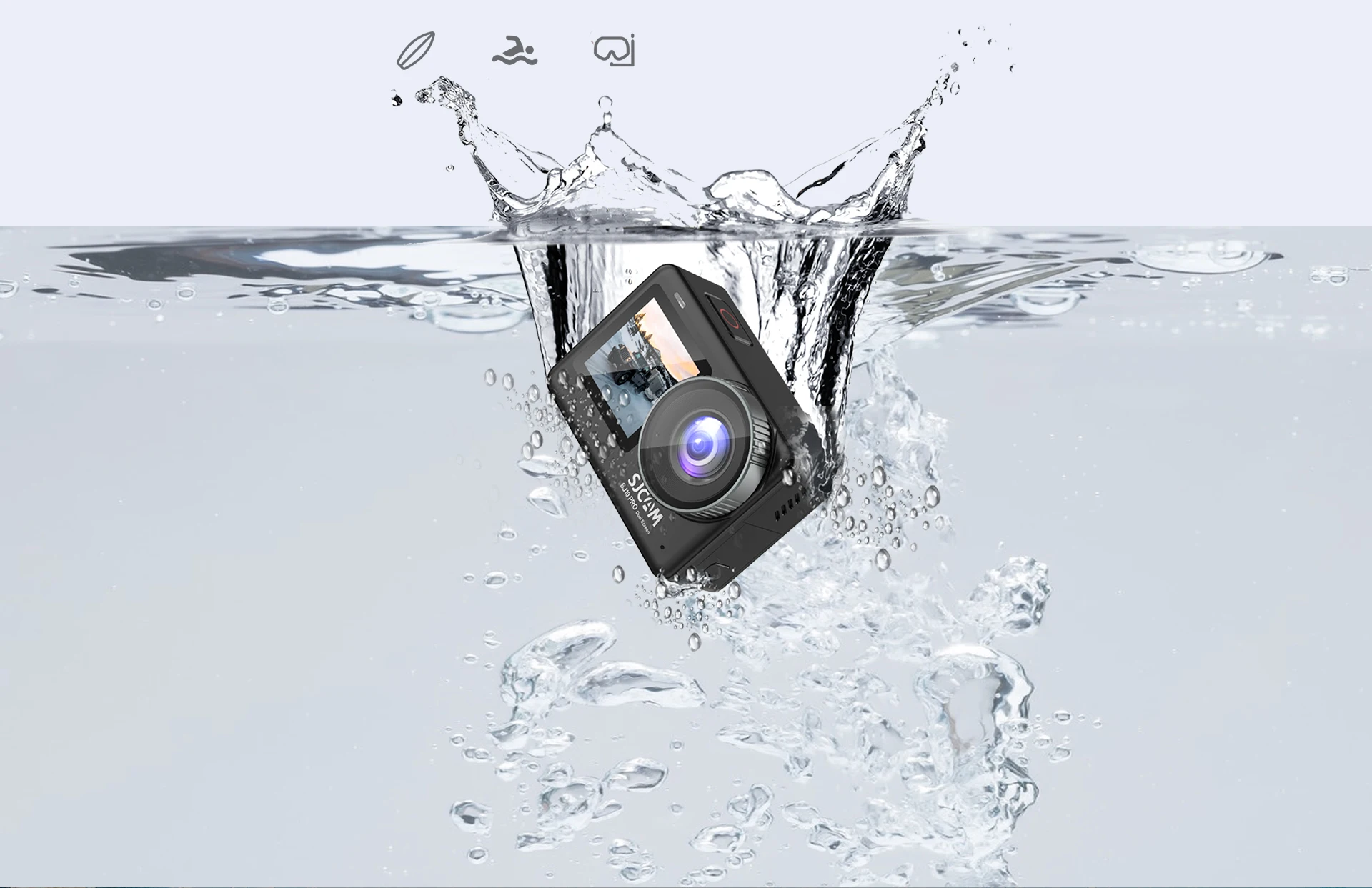 sport-camera-6-axis EIS anti-shake function easy to capture the dynamic and  wonderful moments -Ausek OEM Factory