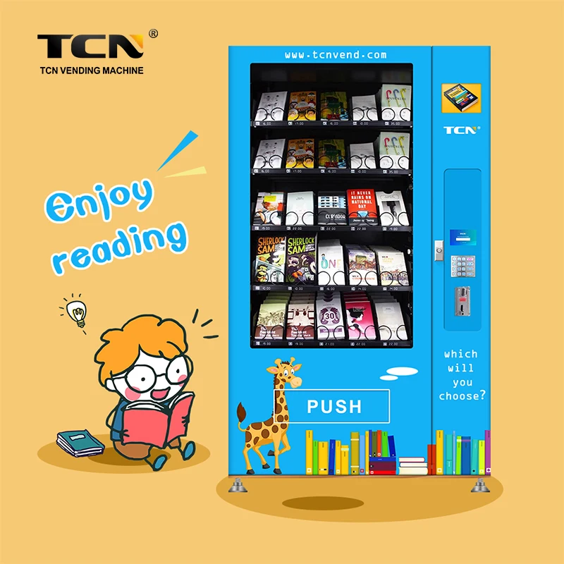 TCN Library School Books Vending Machine Scholastic Book Notebook Vending Machine for Sale