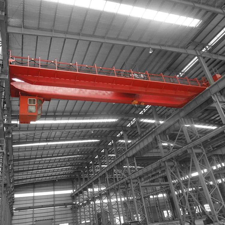 Hign quality 25ton workshop double beam hanger Overhead Bridge Crane with brake