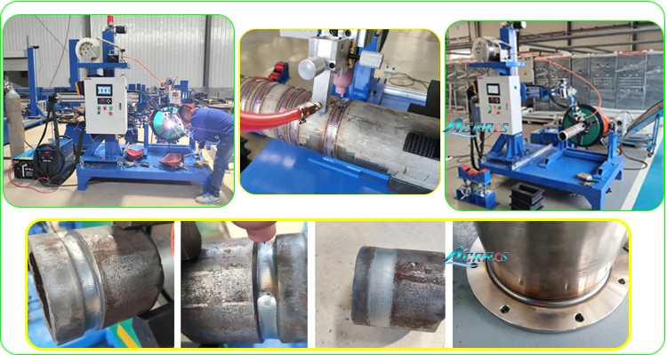 Stainless Steel Pipe Flange Automatic Welding Machine With Tig Argon ...