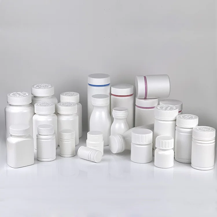 Custom Printed 120ml Premium Plastic Bottle for Vitamin Capsule & Pill Medicine Packaging