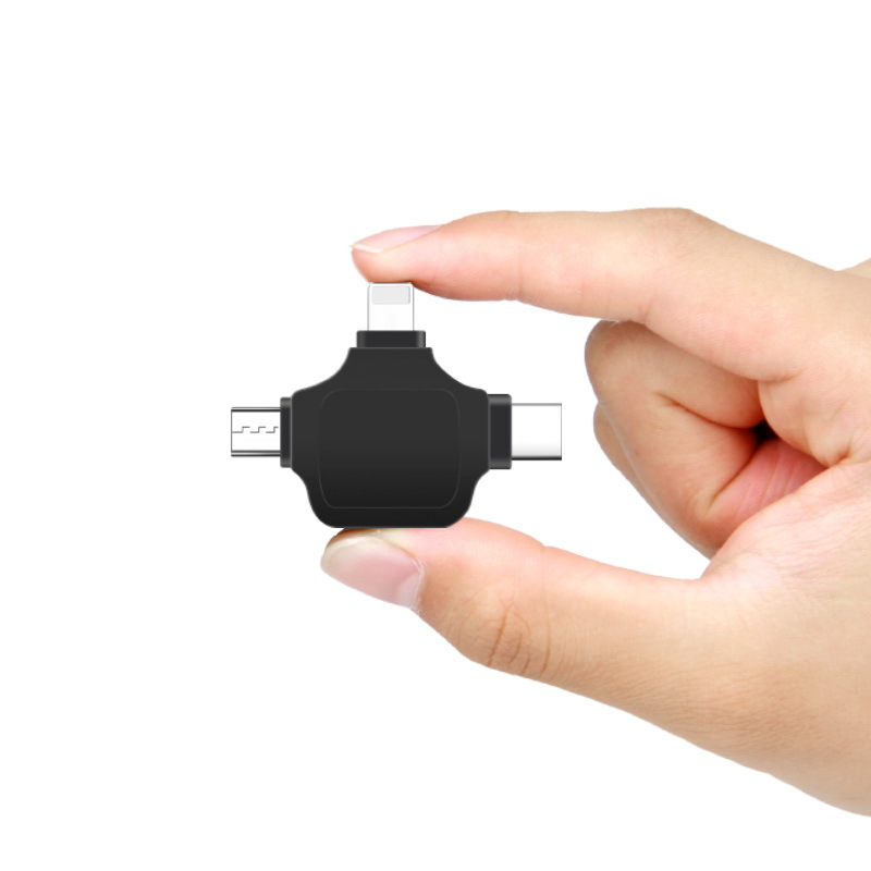 Высокоскоростная передача 3 в 1 Многофункциональный адаптер для usb-накопителя устройств Type-c