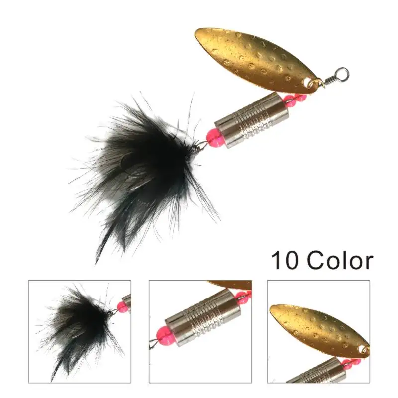 10pcs/box Spoonbait Crankbaits Fishing Wobblers for Pike Crochet Kit  Artificial Bait Metal Spoon Spinner Fishing Lure Lures - AliExpress