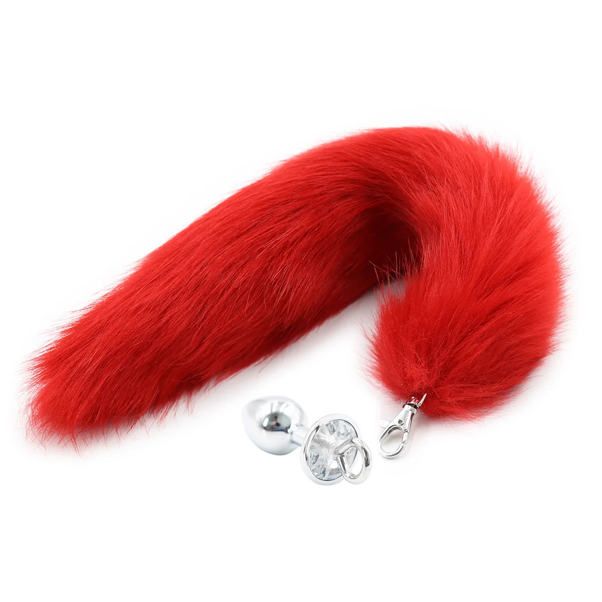 Rainbow Tail - Multi-Colored Anal Plug With Soft Cat Tail Plug Anal Extreme