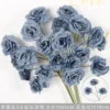 Rose diamant 3 pièces bleu brume