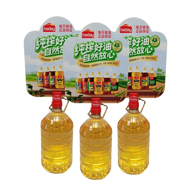 Custom Supermarket Cooking Oil Bottleneck Display Cap Red Color Plastic Bottle Cap Top Display