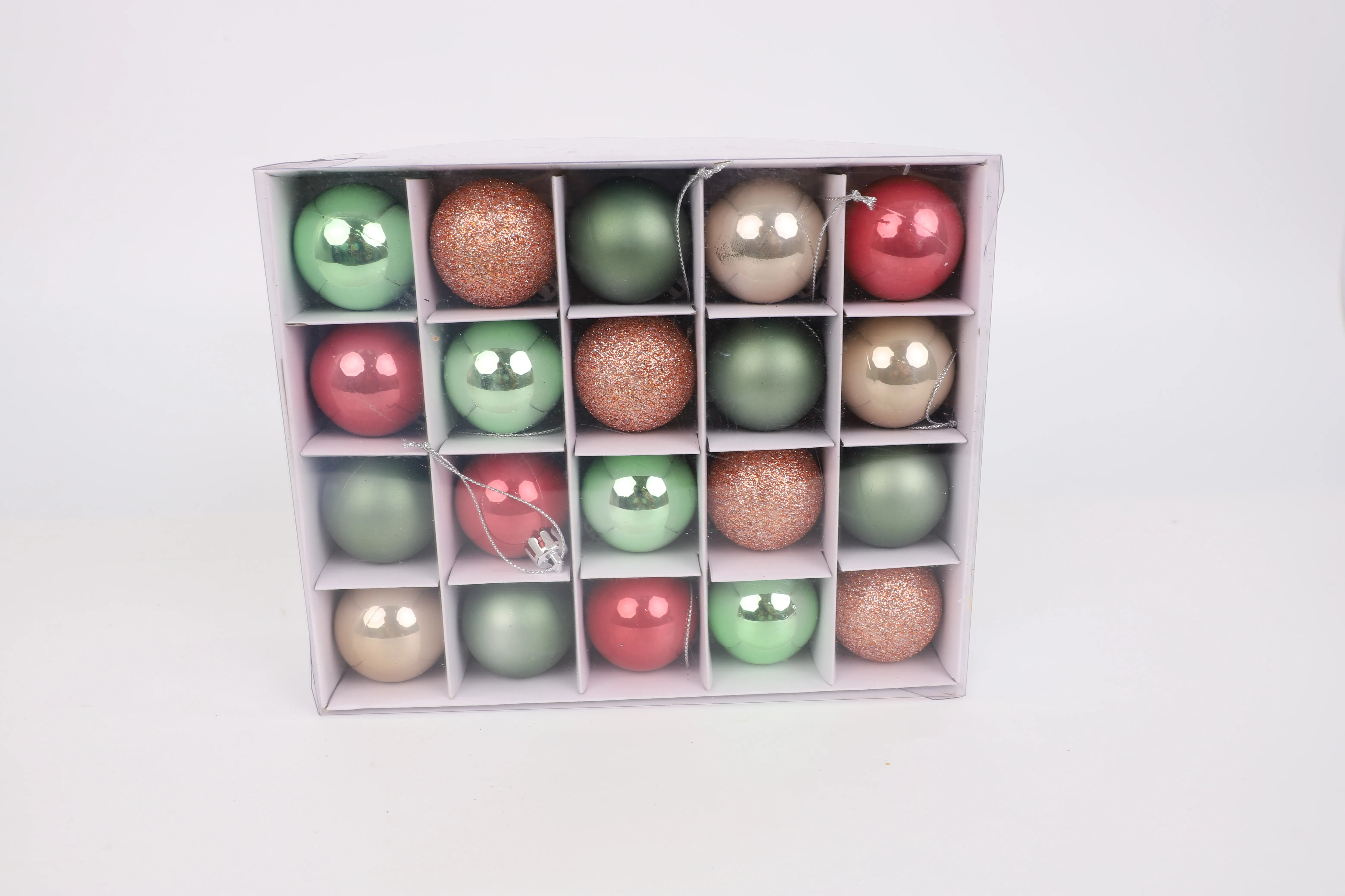 Children Gifts Small Plastic Christmas Balls With Baubles Home