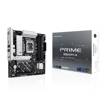 2025 New Released AS-US PRIME B860M-A DDR5 8666MT/s PCIe 5.0 USB4 20Gbps LGA1851 CPU Ultra 265K 245K 285K Gaming Motherboard