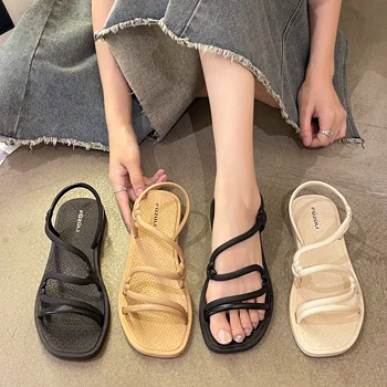 Top Sale Guaranteed Quality Women Summer PVC Slides Sandal New Arrival Cheap PVC  Women Summer Slides Sandal