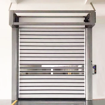 Modern Designed High-Speed Fast Rolling Aluminum Shutter Door Automatic Thermal Insulation with Alloy Hard Finish